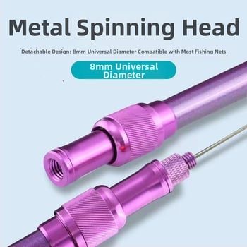 Garā zvejas līnijas palaidējs ar garu darbības diapazonu, tērauda adatas tipa, vienkāršs apaļas galvas dizains (Kods: Civet cat; Zīmols: Bez zīmola)