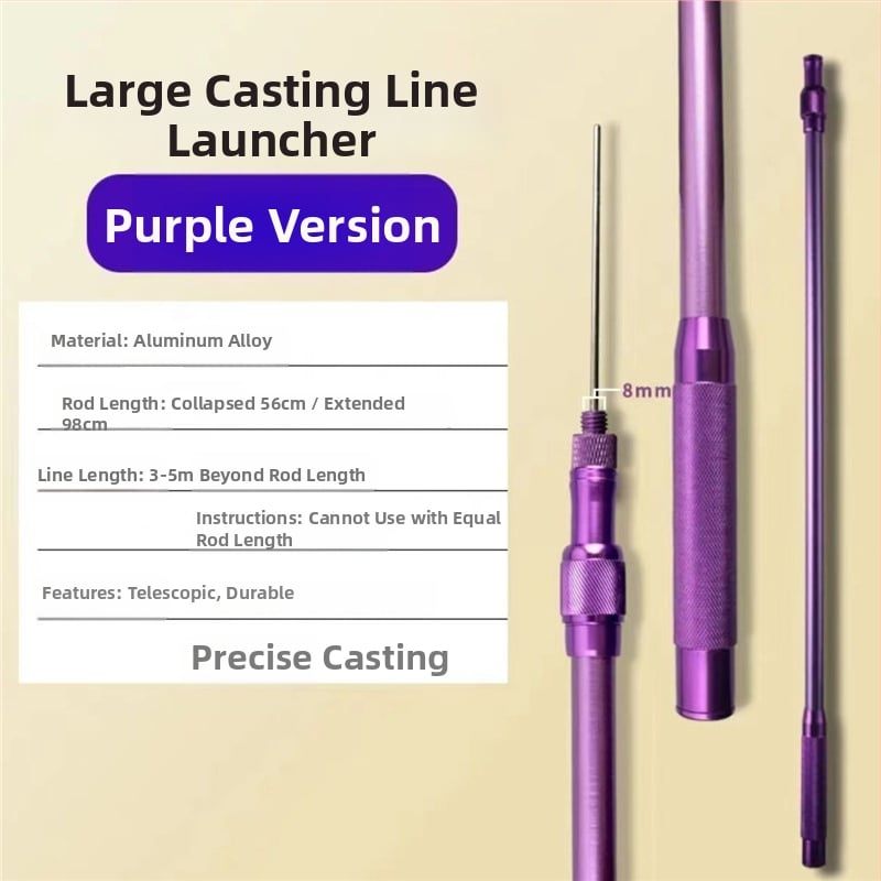 Garā zvejas līnijas palaidējs ar garu darbības diapazonu, tērauda adatas tipa, vienkāršs apaļas galvas dizains (Kods: Civet cat; Zīmols: Bez zīmola)