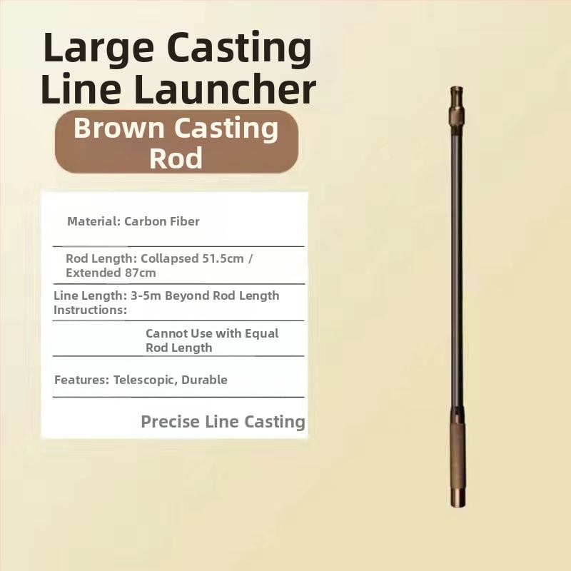 Garā zvejas līnijas palaidējs ar garu darbības diapazonu, tērauda adatas tipa, vienkāršs apaļas galvas dizains (Kods: Civet cat; Zīmols: Bez zīmola)