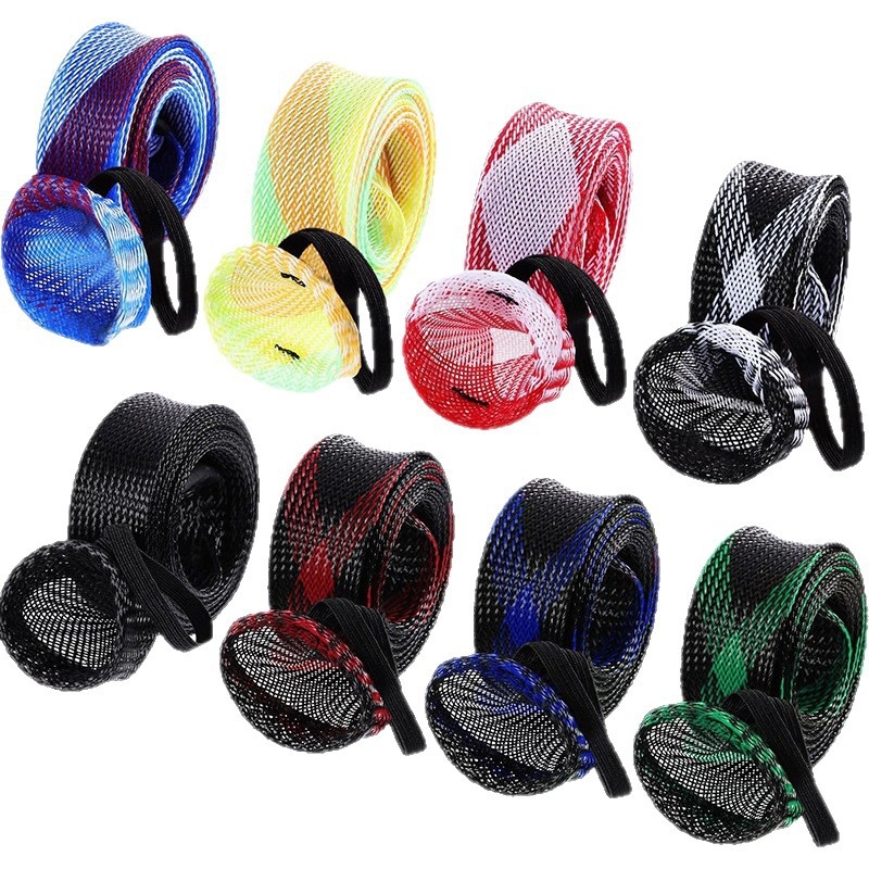 Rocklure makšķerēšanas somiņa ar pavadu, teleskopisks tīkla aizsarglādiņš, PET materiāls