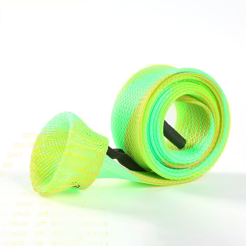 Rocklure makšķerēšanas somiņa ar pavadu, teleskopisks tīkla aizsarglādiņš, PET materiāls