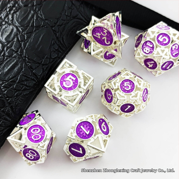 Vara DND kauliņu komplekts ar noapaļotām malām un izgriezuma dizainu, 100 gab., izcelsme Šenženā, bez pielāgojumiem