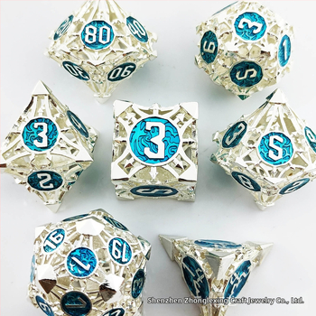 Vara DND kauliņu komplekts ar noapaļotām malām un izgriezuma dizainu, 100 gab., izcelsme Šenženā, bez pielāgojumiem