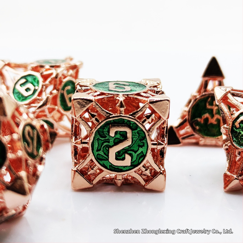 Vara DND kauliņu komplekts ar noapaļotām malām un izgriezuma dizainu, 100 gab., izcelsme Šenženā, bez pielāgojumiem