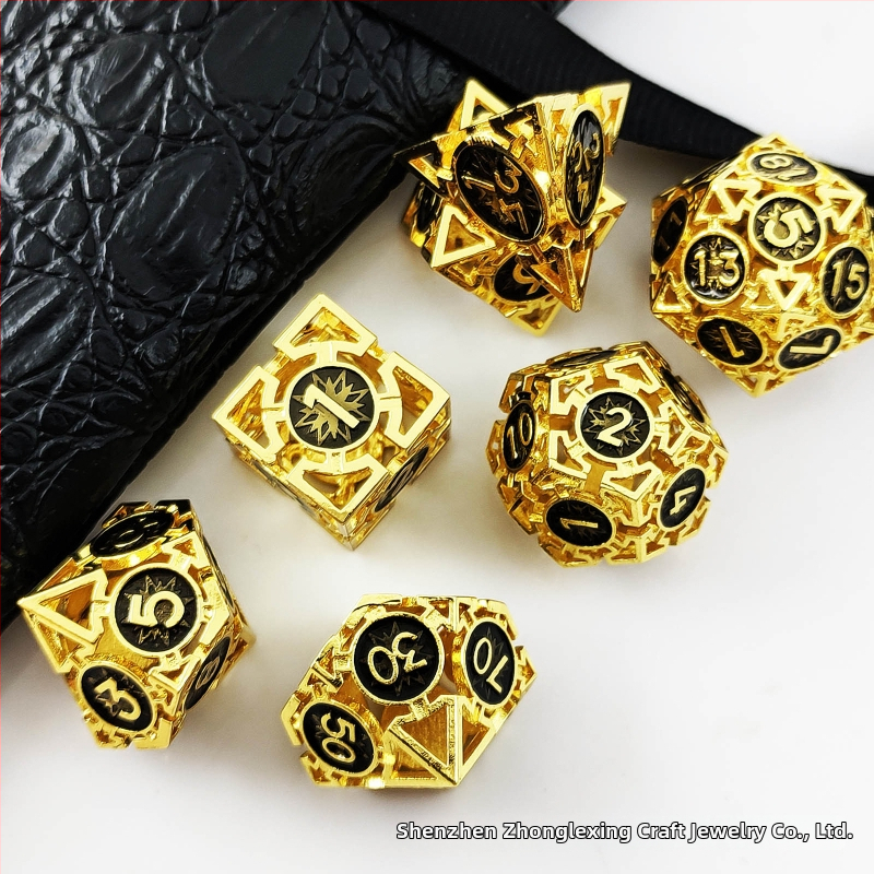 Vara DND kauliņu komplekts ar noapaļotām malām un izgriezuma dizainu, 100 gab., izcelsme Šenženā, bez pielāgojumiem