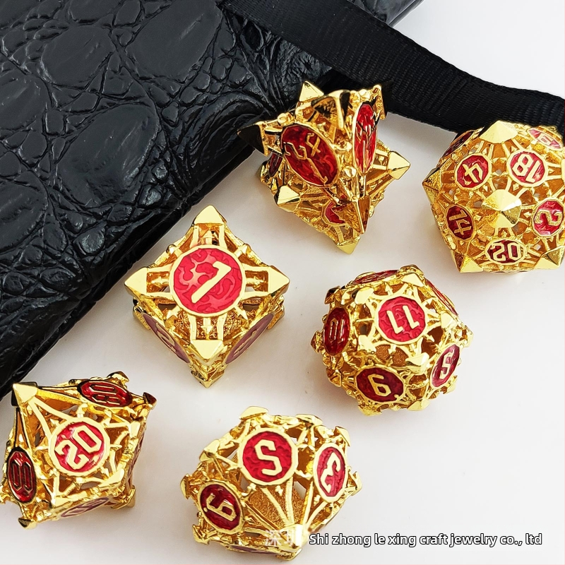 Vara DND kauliņu komplekts ar noapaļotām malām un izgriezuma dizainu, 100 gab., izcelsme Šenženā, bez pielāgojumiem