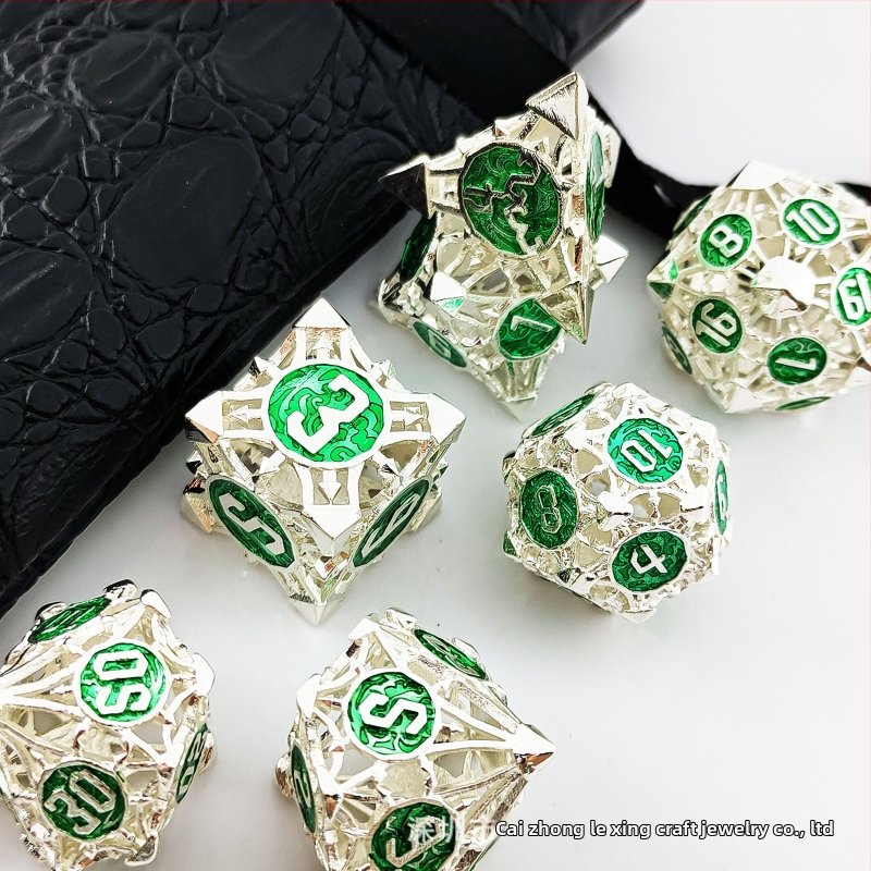 Vara DND kauliņu komplekts ar noapaļotām malām un izgriezuma dizainu, 100 gab., izcelsme Šenženā, bez pielāgojumiem