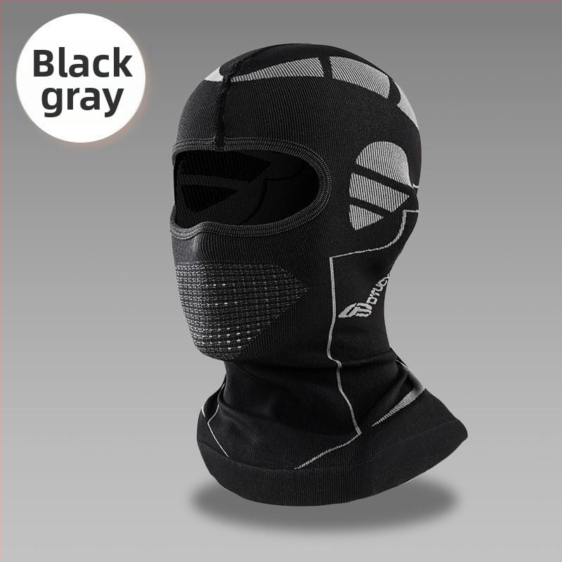 Ziemas velosipēdu pilnībā aizsargājoša sejas maska — fleece audums, universāla, zīmols Excellent riding star, noliktavā