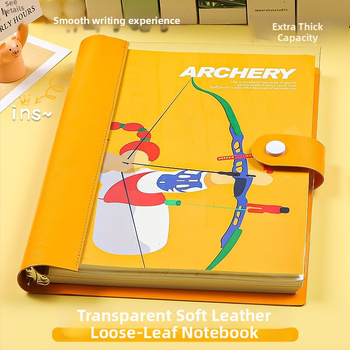 Mīksta vāka piezīmju grāmata ar noņemamiem lapām B5, 8 caurumiem, 60 lapu, Daolin papīrs