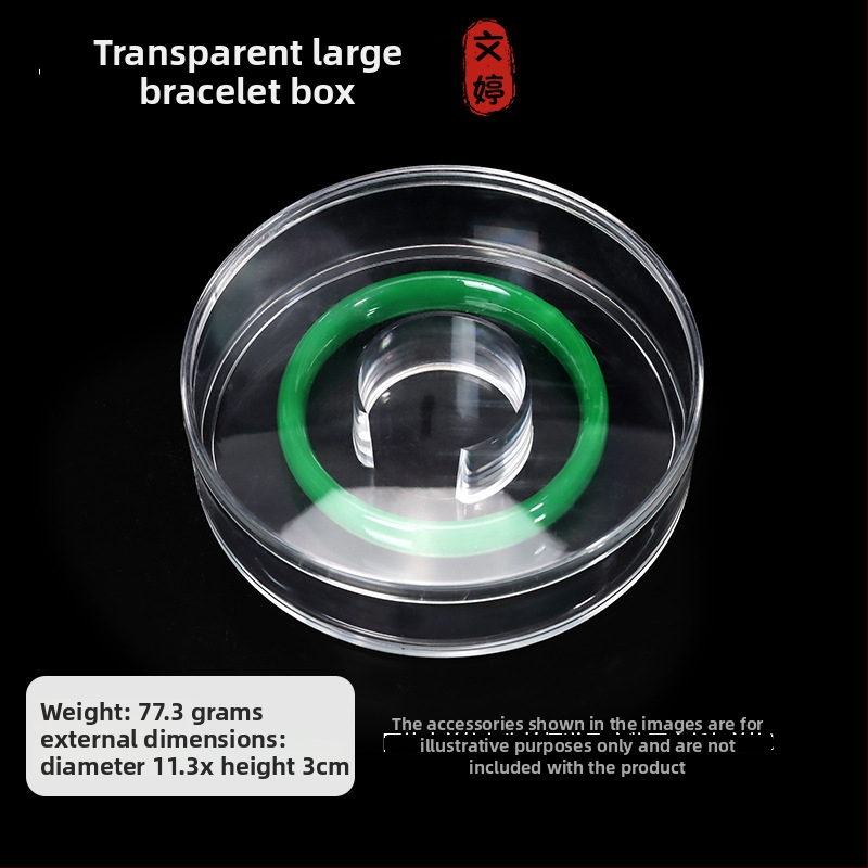 Visu vienā rotaslietu displeja statīvs ar caurspīdīgu akrila korpusu un koka pamatu, vienu līmeni, augstas kvalitātes stils