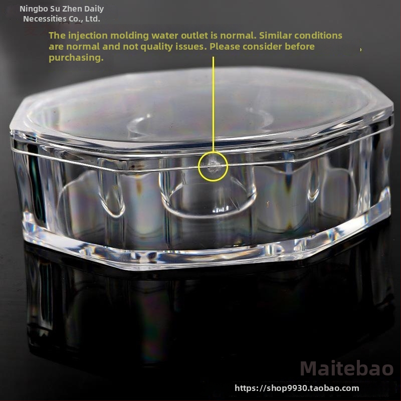 Šperková výstavná schránka – Priehľadná akryl, prachotesná, štvorcový/guľatý tvar, pre náramky a Buddha korálky