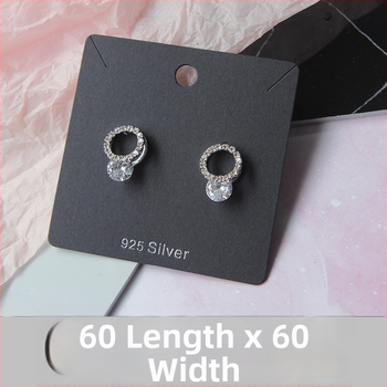 Card de ambalare pentru cercei, din hârtie/carton, pungă de ambalaj, ambalare de transport, ambalaj bijuterii.