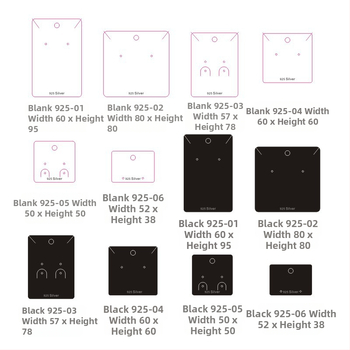 Card de ambalare pentru cercei, din hârtie/carton, pungă de ambalaj, ambalare de transport, ambalaj bijuterii.