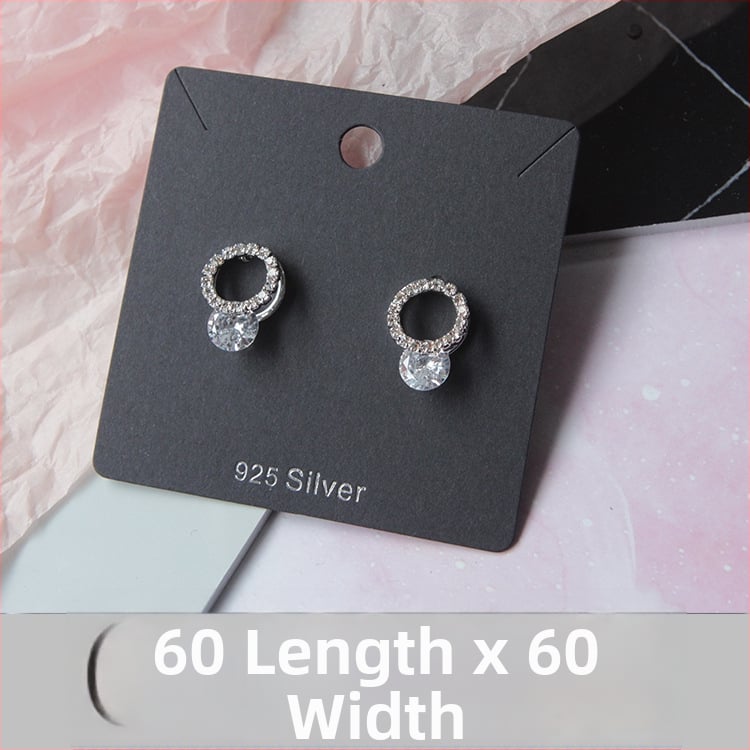 Card de ambalare pentru cercei, din hârtie/carton, pungă de ambalaj, ambalare de transport, ambalaj bijuterii.