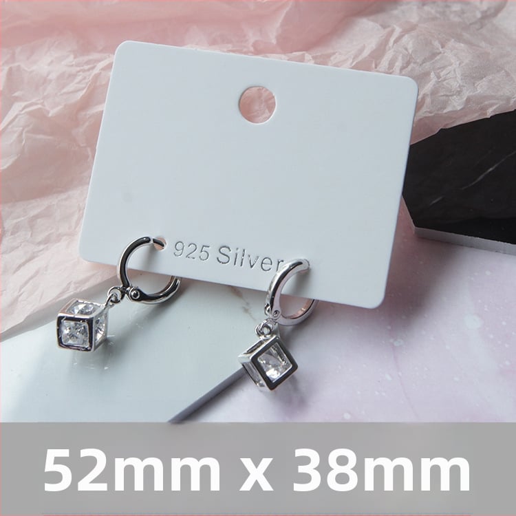 Card de ambalare pentru cercei, din hârtie/carton, pungă de ambalaj, ambalare de transport, ambalaj bijuterii.