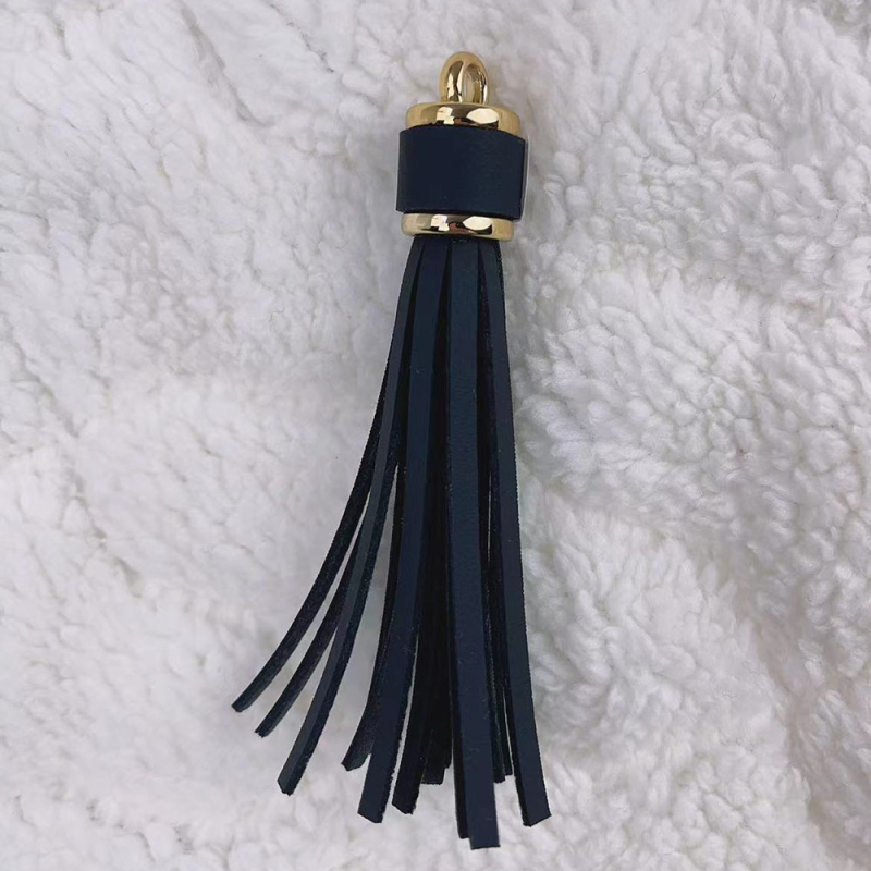 Īdas tassel atslēgu piekārums no KANGHAI | piemērots atslēgu ķēdēm, somām, rotaslietām un automašīnu piekariem | Materiāls: Āda