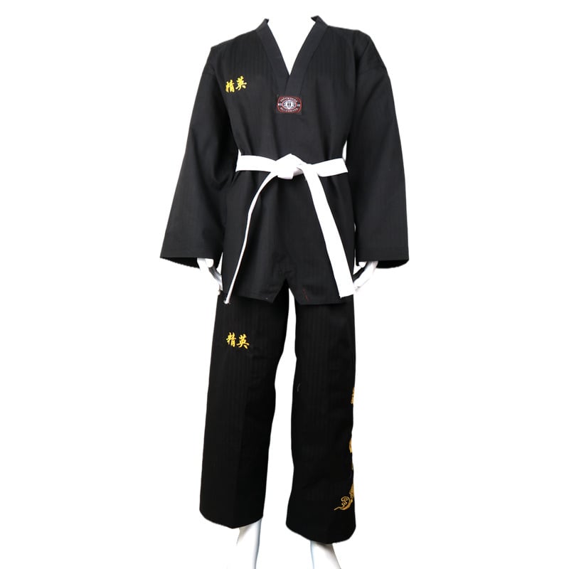 Taekwondo uniforma, unisex za odrasle i djecu, trening odjeća s pamukom podstavom, tkanina poliester-pamuk, tolerancija 0,1 cm