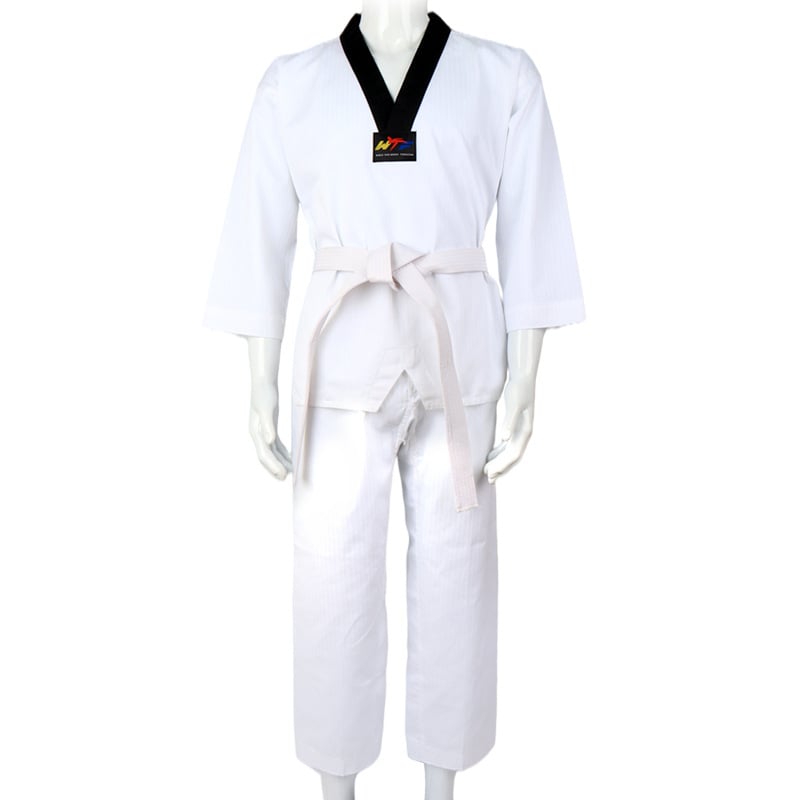 Taekwondo uniforma, unisex za odrasle i djecu, trening odjeća s pamukom podstavom, tkanina poliester-pamuk, tolerancija 0,1 cm