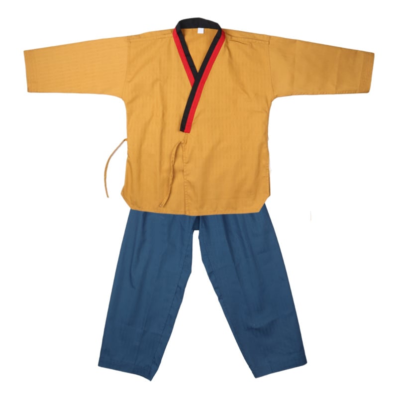 Taekwondo uniforma, unisex za odrasle i djecu, trening odjeća s pamukom podstavom, tkanina poliester-pamuk, tolerancija 0,1 cm