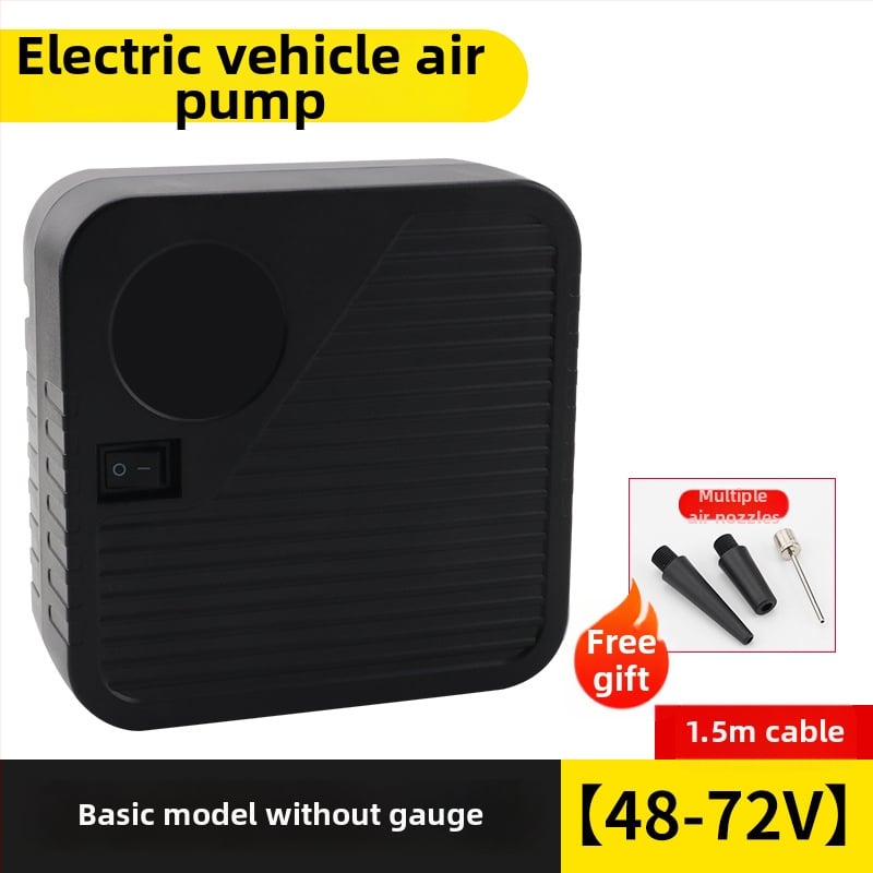 Baterijomis maitinama oro siurblys transporto priemonėms, nešiojamas, 48–72V, 120W, oro srautas 35 L/min, kabelio ilgis 3 m, svoris 1 kg