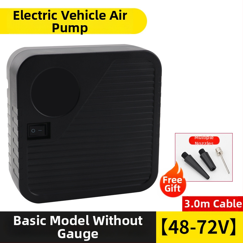 Baterijomis maitinama oro siurblys transporto priemonėms, nešiojamas, 48–72V, 120W, oro srautas 35 L/min, kabelio ilgis 3 m, svoris 1 kg