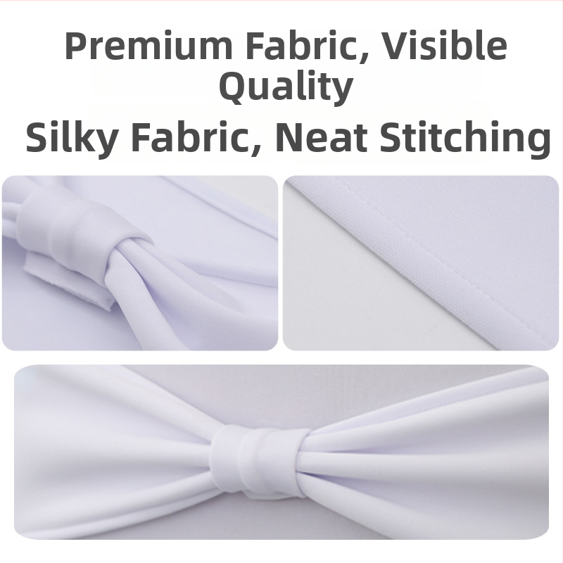 Pás chrbta stoli s mašnou bez viazania – Polyester, Hotelový štýl, Značka Solan