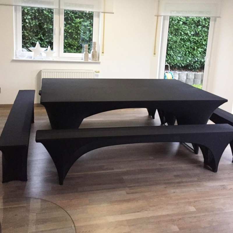 Navlaka za stol i stolicu, pravokutnog oblika, poliesterski materijal, moderni minimalistički stil, dekorativna namjena