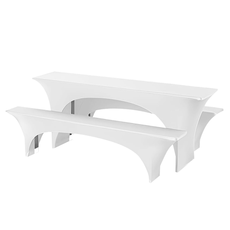 Navlaka za stol i stolicu, pravokutnog oblika, poliesterski materijal, moderni minimalistički stil, dekorativna namjena