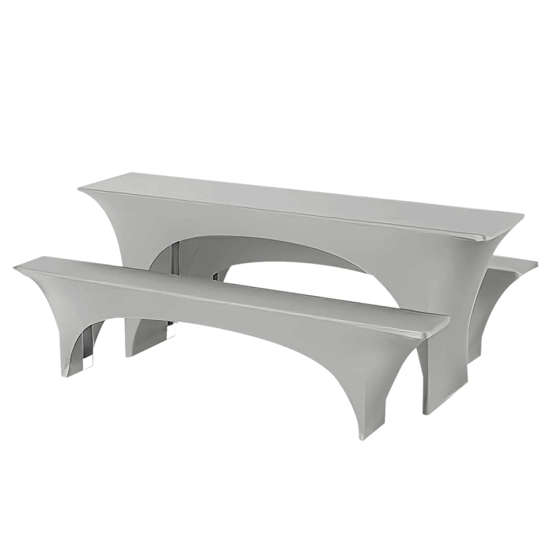 Navlaka za stol i stolicu, pravokutnog oblika, poliesterski materijal, moderni minimalistički stil, dekorativna namjena