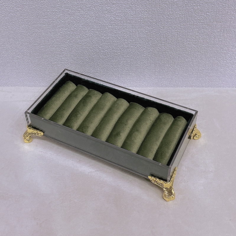 Akrila rotaslietu izstādīšanas statīvs — viengabala dizains, savienojuma konstrukcija, mākslinieciskais stils, Jin xiao, vasara 2024