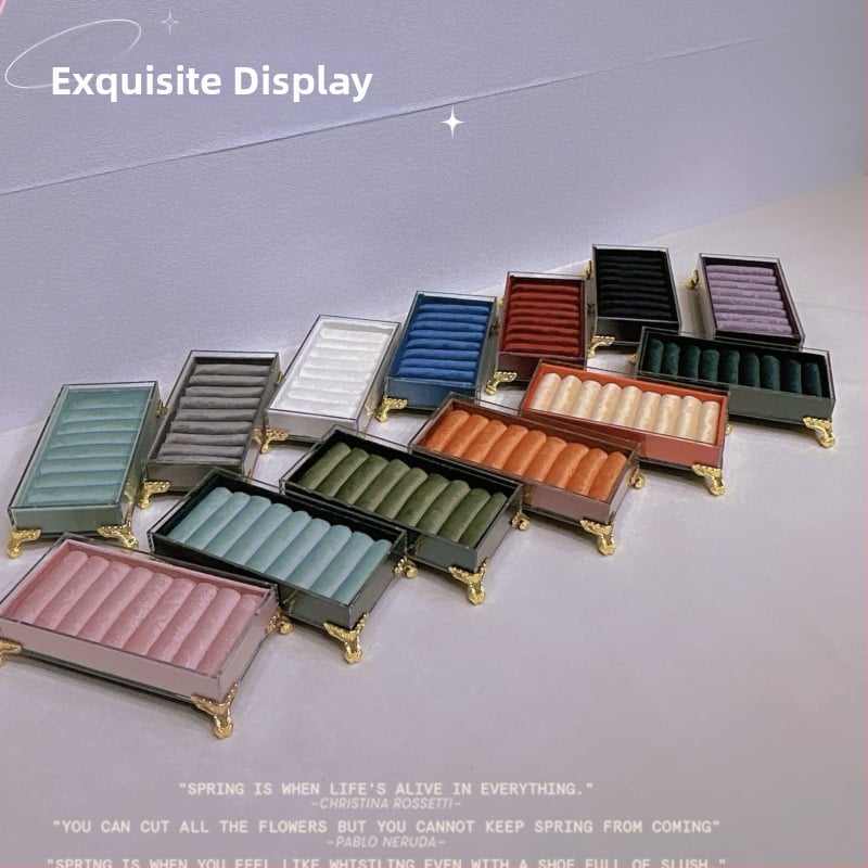 Akrila rotaslietu izstādīšanas statīvs — viengabala dizains, savienojuma konstrukcija, mākslinieciskais stils, Jin xiao, vasara 2024