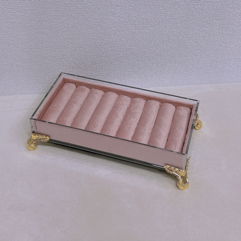 Akrila rotaslietu izstādīšanas statīvs — viengabala dizains, savienojuma konstrukcija, mākslinieciskais stils, Jin xiao, vasara 2024