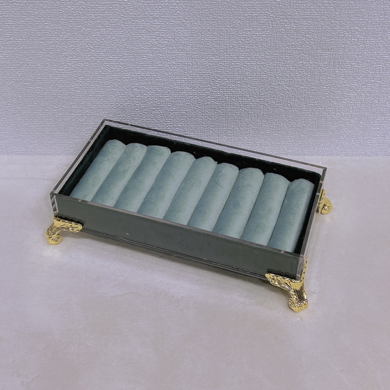 Akrila rotaslietu izstādīšanas statīvs — viengabala dizains, savienojuma konstrukcija, mākslinieciskais stils, Jin xiao, vasara 2024