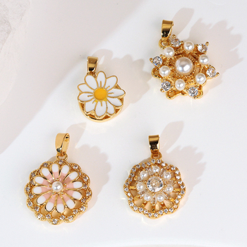 Colier cu pandantiv rotativ din cupru, floare de soare, formă de floare și frunză, electroplacare, stil natură