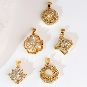 Colier cu pandantiv rotativ din cupru, floare de soare, formă de floare și frunză, electroplacare, stil natură