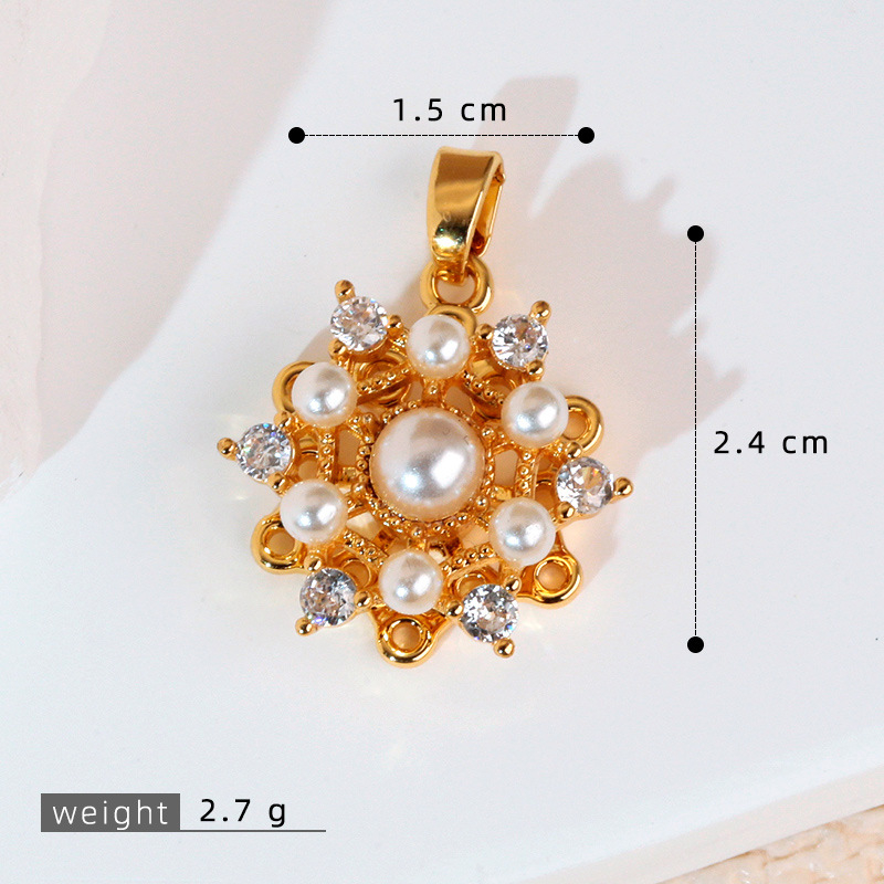 Colier cu pandantiv rotativ din cupru, floare de soare, formă de floare și frunză, electroplacare, stil natură