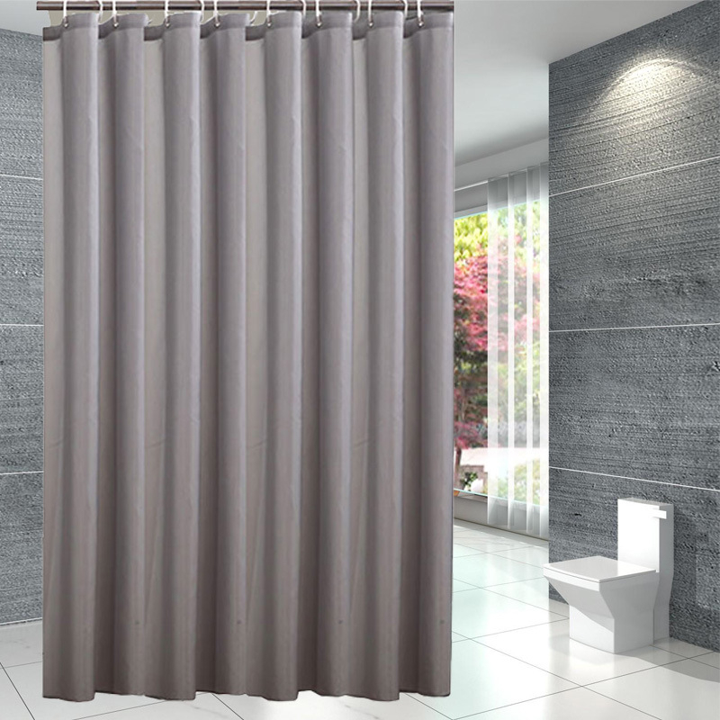 Dušas aizkars audums no poliestera, grezna stilā, viesnīcas ūdensizturīgs aizkars, logotipa drukāšana, pielāgošana, zīmols Van Wangbo