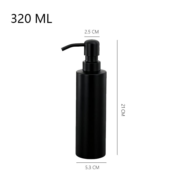 Muilo dozatorius iš 304 nerūdijančio plieno, rankinis paspaudimo mechanizmas, stalinis tvirtinimas, šiuolaikiškas minimalistinis stilius, elektroplakavimo apdaila