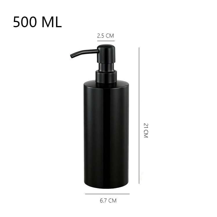 Muilo dozatorius iš 304 nerūdijančio plieno, rankinis paspaudimo mechanizmas, stalinis tvirtinimas, šiuolaikiškas minimalistinis stilius, elektroplakavimo apdaila