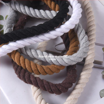 Mingqi aizkaru josta, rokām pīti auklas, kokvilnas un lina maisījums, pielāgojama, moderns minimālisma stils