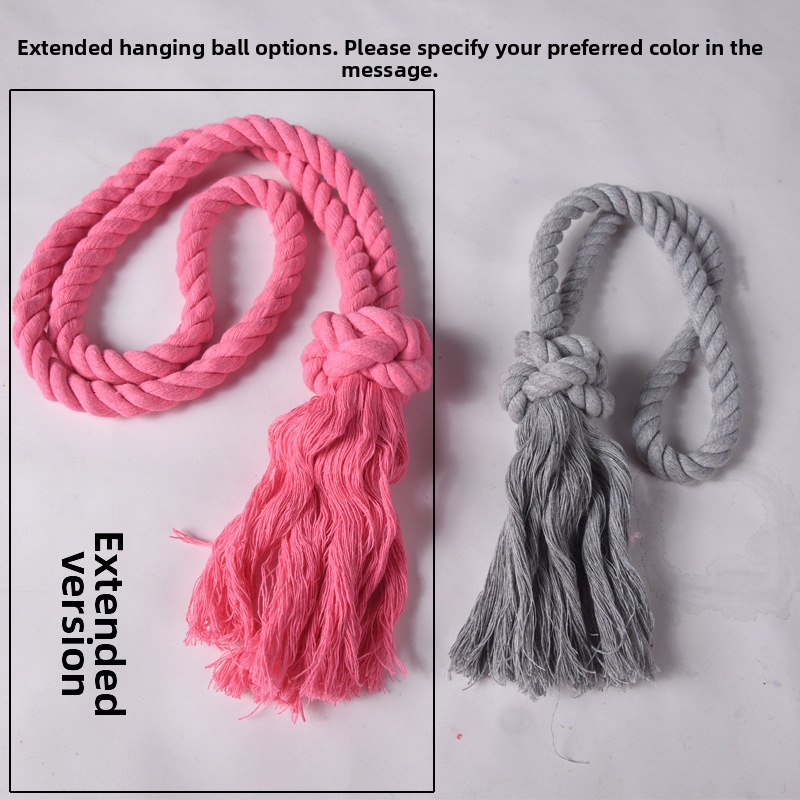 Mingqi aizkaru josta, rokām pīti auklas, kokvilnas un lina maisījums, pielāgojama, moderns minimālisma stils