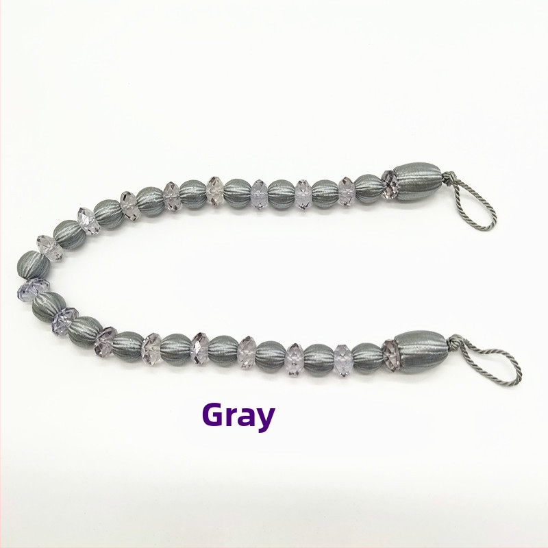 Aizkaru siksna ar akrila pērlēm, mūsdienīgs stils, ķīmiskās šķiedras materiāls, Hongteng Jewelry