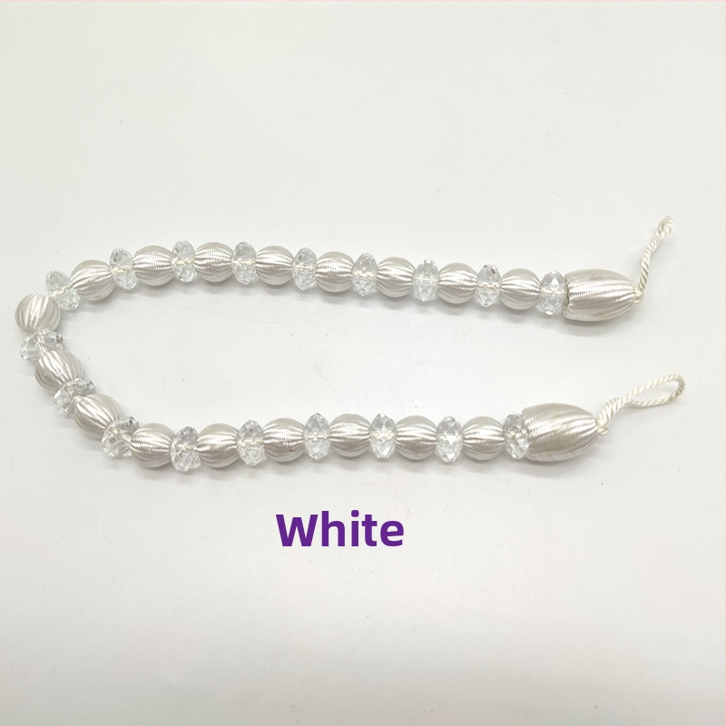 Aizkaru siksna ar akrila pērlēm, mūsdienīgs stils, ķīmiskās šķiedras materiāls, Hongteng Jewelry