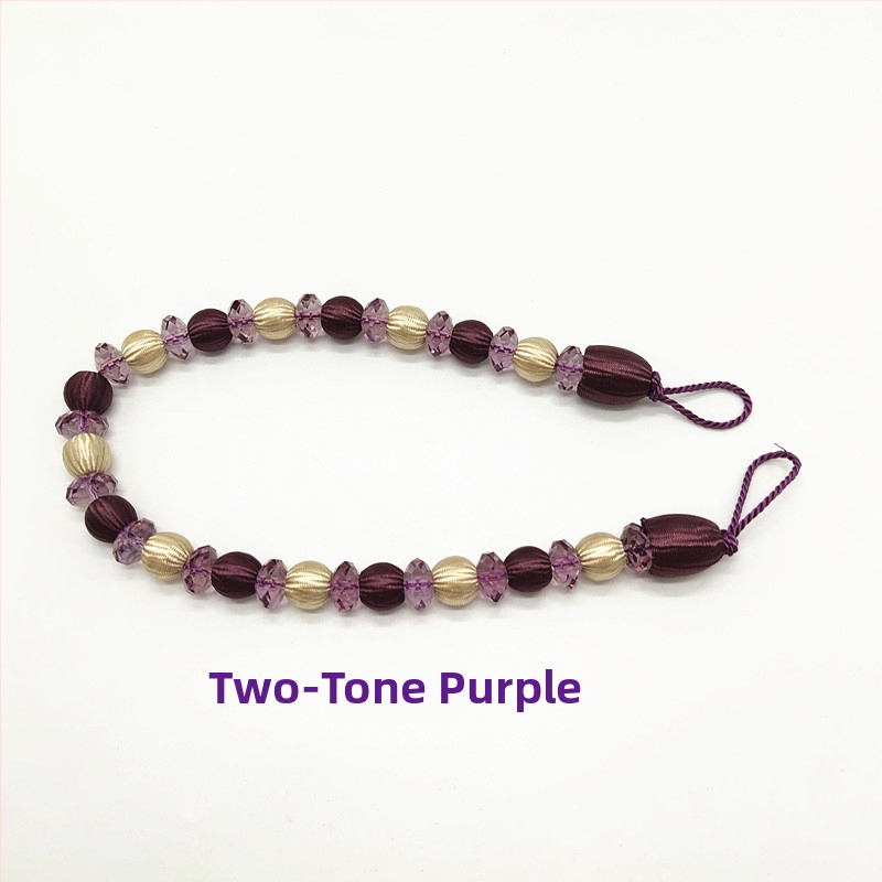 Aizkaru siksna ar akrila pērlēm, mūsdienīgs stils, ķīmiskās šķiedras materiāls, Hongteng Jewelry