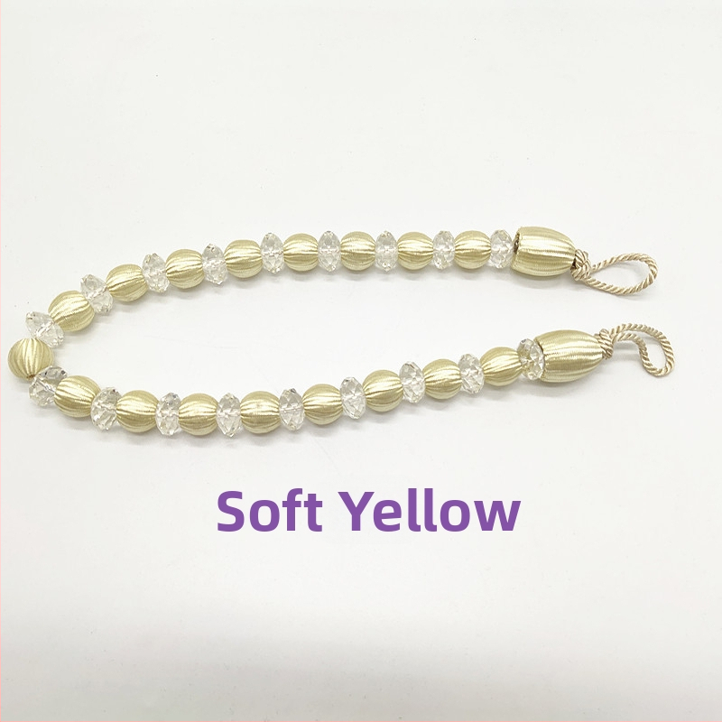 Aizkaru siksna ar akrila pērlēm, mūsdienīgs stils, ķīmiskās šķiedras materiāls, Hongteng Jewelry