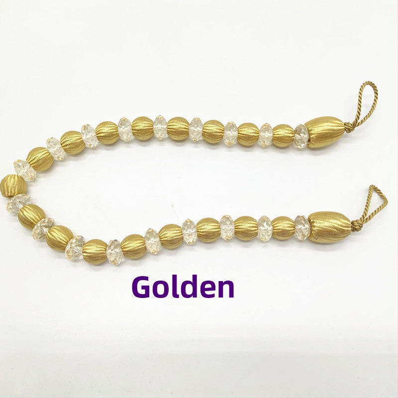 Aizkaru siksna ar akrila pērlēm, mūsdienīgs stils, ķīmiskās šķiedras materiāls, Hongteng Jewelry