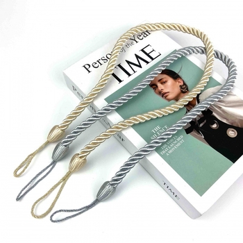 Aizkaru josta ar mūsdienīgu minimālistisku stilu, materiāls: poliester-silke diegi, pielāgojama un licencēta privātā etiķete