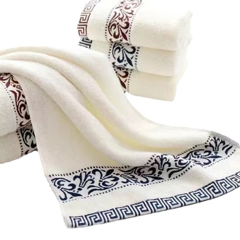 Pamuk jacquard ručnik za lice, 100-120 g, 32s pređa