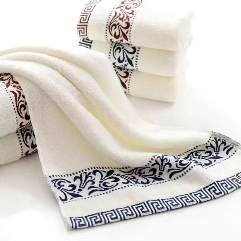 Pamuk jacquard ručnik za lice, 100-120 g, 32s pređa