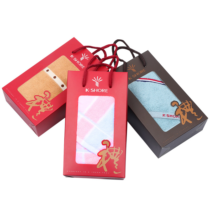 Кърпа от чист памук KING SHORE, 21s, 80–100 g, Hemming, Jacquard